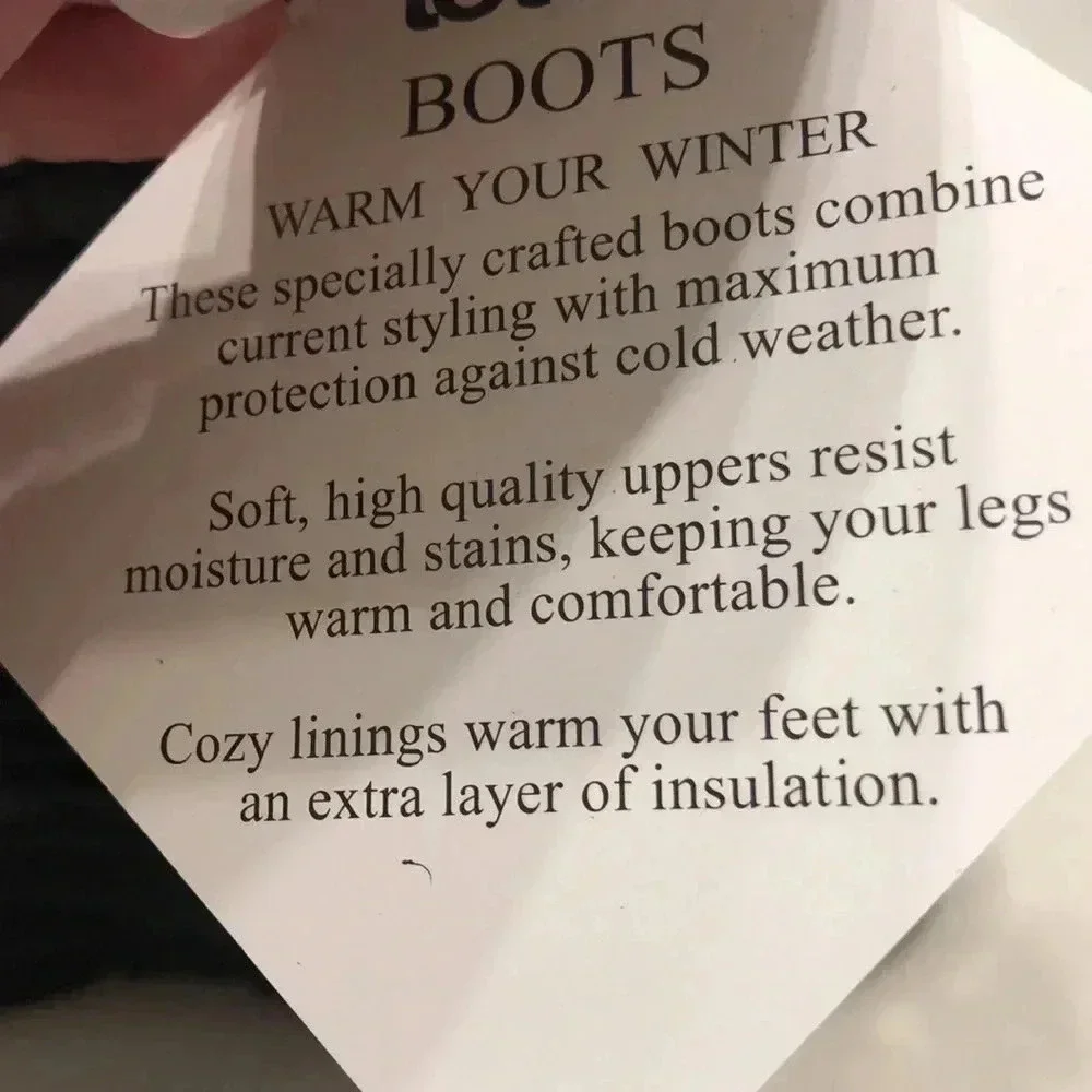 totes never worn